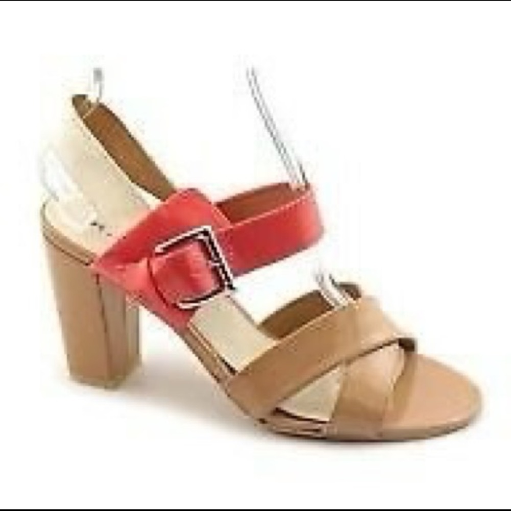 Rampage Colorblock Heel Sandals
